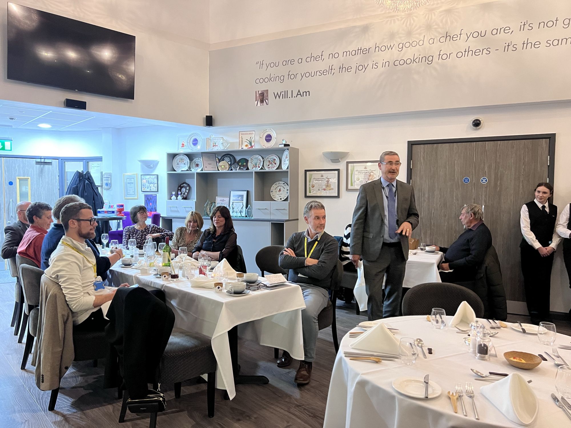 Catering Students Create Fully Edible Menu for Sustainability Takeover 